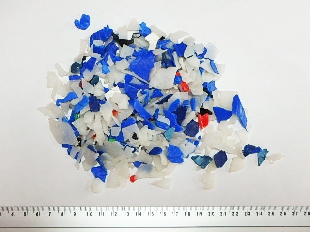 HDPE drums shredded